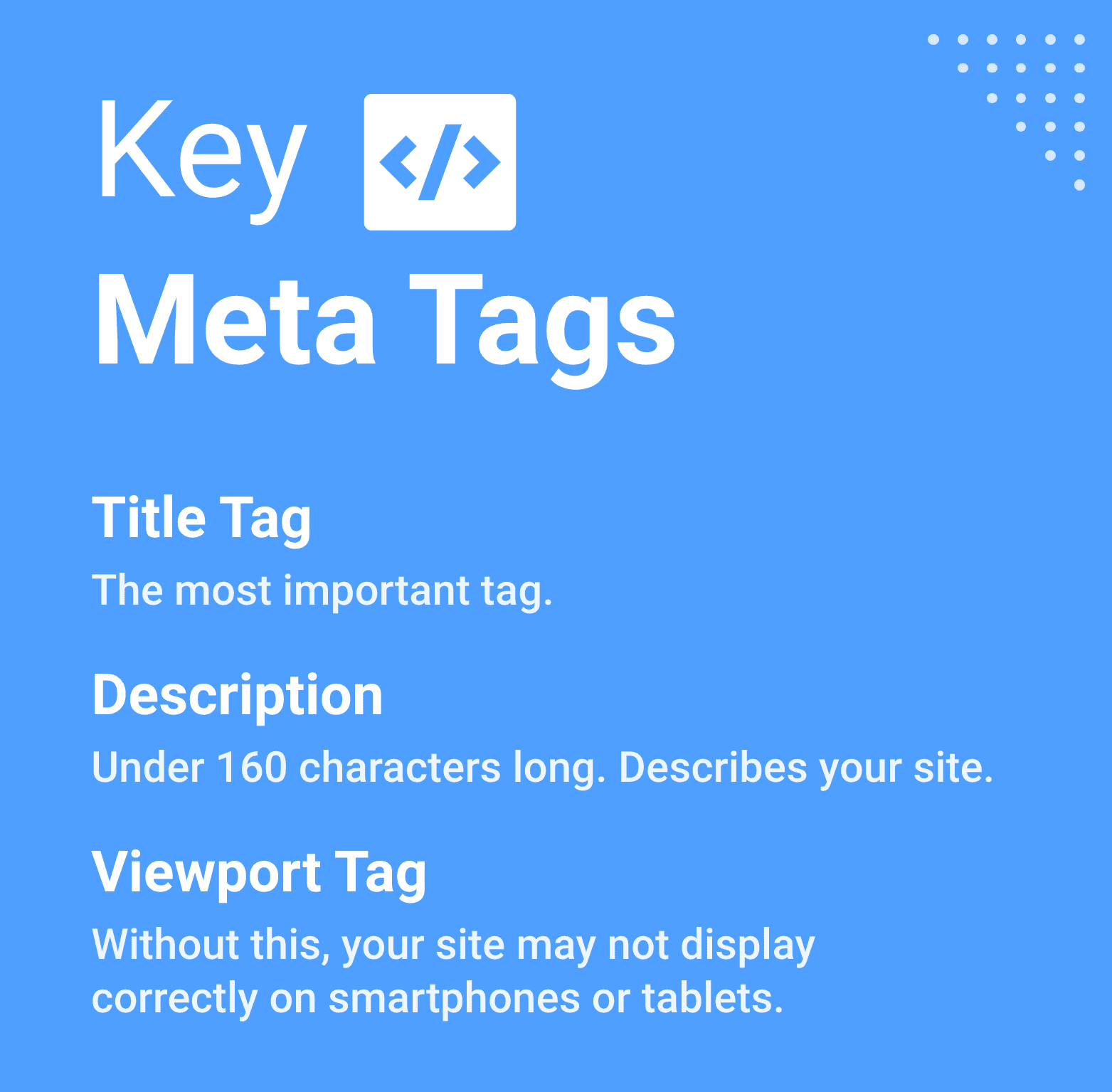 What are the most important tags for SEO?