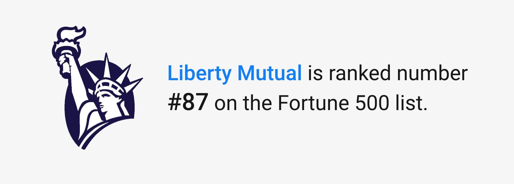 Liberty Mutual Fortune 500: Rank #87