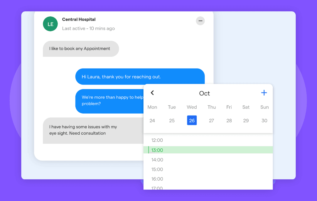 AI chatbot appointment scheduling