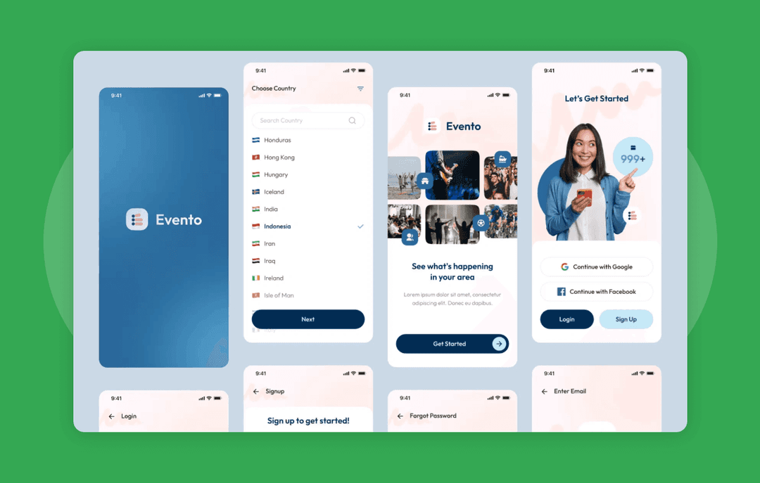 Custom Booking & Events Mobile App Development