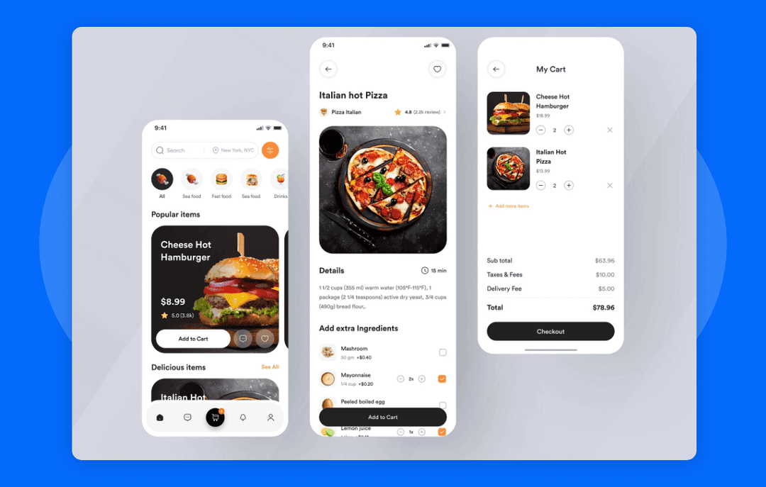 Custom Food & Retail Mobile App Development