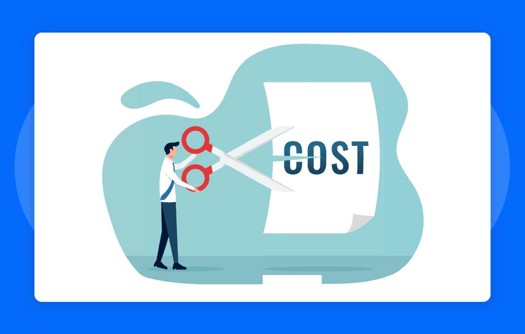 Cost savings comparison with AWS